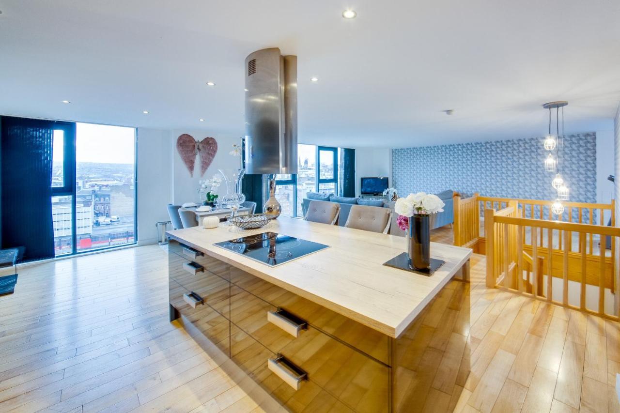 Spacious 3-Bed Penthouse With City Sky Line Views Sheffield Exterior photo